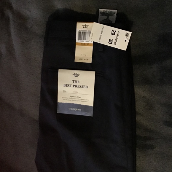 Dockers Signature Khaki NAVY W29 L30 - Picture 1 of 3